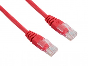 Obrzok tovaru 4World Patch kabel RJ45 Cat5 UTP 5.0m Red - 04714