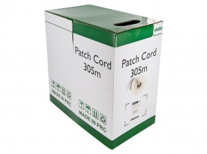 Obrzok tovaru 4World Patch kabel Cat5e FTP 305m line Gray - 06105