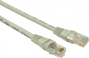 Obrzok Solarix Patch kabel CAT5E UTP PVC 0 - C5E-155GY-0,5MB