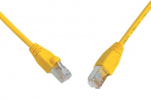 Obrzok Patch kabel CAT6 UTP PVC 1m lut - C6-114YE-1MB