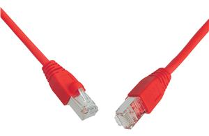 Obrzok Patch kabel CAT6 SFTP PVC 10m erven - C6-315RD-10MB