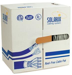 Obrzok Solarix Instalacn. kabel Solarix CAT5E FTP PVC 305m  - SXKD-5E-FTP-PVC