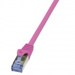 Obrzok produktu LOGILINK -Patch Cable Cat.6A 10G S / FTP PIMF PrimeLine pink 1m