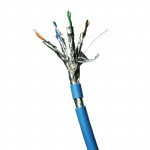 Obrzok produktu DATACOM F / FTP drt CAT6A  LSOH  500m cvka modr