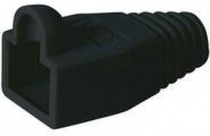 Obrzok kryt na mod.konektor RJ45 s ochranou poistky - ierna - SR-001-6.0-BK