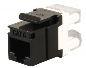 Obrzok Keystone Solarix CAT6 UTP RJ45 ern - SXKJ-6-UTP-BK