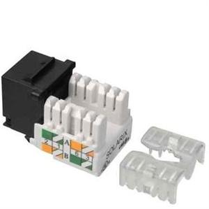 Obrzok Keystone Solarix CAT5E UTP RJ45 ern svorkovnice - SXKJ-5E-UTP-BK-90