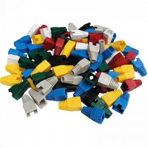 Obrzok Ochrana RJ45 s vezem BL (100ks) - 