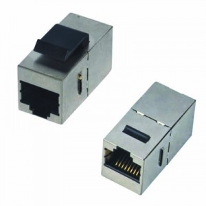 Obrzok DATACOM Spojka panel STP 2 x RJ45 (8p8c) Cat5e - 