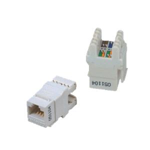 Obrzok DATACOM UTP Keystone Cat5e ern Dual Slim zadn zez - 