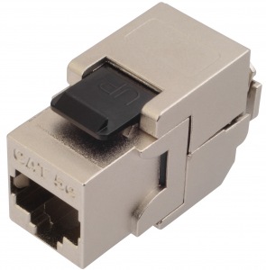 Obrzok Solarix Samorezny keystone Solarix CAT5E STP RJ45 - SXKJ-5E-STP-BK-SA