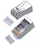 Obrzok produktu CNS tienen konektor STP RJ45-8p8c, 50" Au,  lanko, skladan,  Cat6,  (100ks)