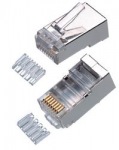Obrzok produktu CNS tienen konektor STP RJ45-8p8c, 50" Au,  drt, skladan,  Cat6,  (100ks)
