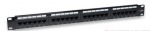 Obrzok produktu OEM patch panel 24port Cat5E,  UTP,  blok 110,  1U,  ierny