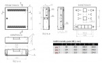 Obrzok produktu Rozvad SOHO LC-18 do zdi s litami 2U,  4U a 11U,  550x550 bl, RAL9003 s rmekem k za