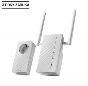 Obrzok ASUS PL-AC56 KIT - 1200Mbps AV2 1200 Wi-Fi Powerline Extender - 90IG0260-BO3100