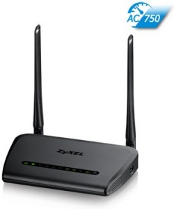 Obrzok ZyXEL NBG-6515 Simultaneous Dual-band Wireless AC750 Home Router - NBG6515-EU0101F