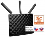 Obrzok produktu Tenda AC15 Wireless AC Router 1900Mb / s,  1x USB3.0,  1x GWAN,  3x GLAN, DLNA, FTP / VPN 