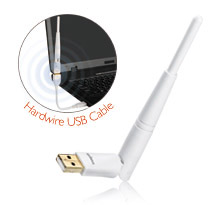 Obrzok Edimax EW-7711UAn V2  N150 USB WiFi adapter - antena 3dBi - EW-7711UAn_V2