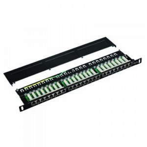 Obrzok DATACOM Patch panel 19" STP 24 port CAT5E LSA 0 - 3105