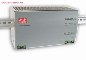 Obrzok MEANWELL Zdroj na DIN 480W 24V - DRP-480-24