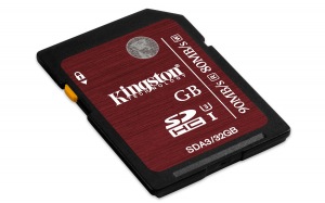 Obrzok 256 GB . SDXC karta Kingston . Class 10 UHS-I U3 ( r90MB  - SDA3/256GB