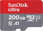 Obrzok produktu SANDISK ULTRA ANDROID microSDXC 200 GB 100MB / s A1 Cl.10 UHS-I + ADAPTER