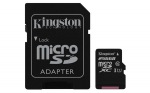 Obrzok produktu 256 GB . microSDXC karta Kingston Class 10 UHS-I (r80MB / s,  w10MB / s) + adaptr