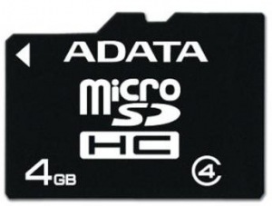 Obrzok ADATA microSDHC karta - AUSDH4GCL4-R