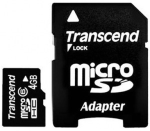 Obrzok A-DATA microSDHC karta 4GB - AUSDH4GCL4-RA1