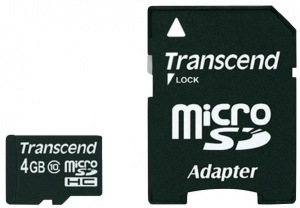 Obrázok Transcend microSDHC karta - TS4GUSDHC10