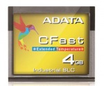 Obrzok produktu ADATA CFast karta Industrial,  SLC,  4GB , -40 a 85C (165MB / s  /  170MB / s), bulk