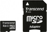 Obrzok produktu Transcend Micro SDHC karta 4GB Class 4 + Adaptr