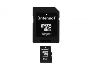 Obrzok Intenso micro SD 8GB SDHC card class 10 - 3413460