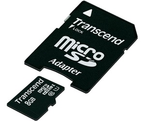 Obrzok Transcend Micro SDHC karta 8GB Class 10 UHS-I  - TS8GUSDU1