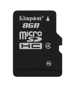 Obrzok 8 GB . microSDHC karta Kingston Class 4 (r  - SDC4/8GBSP