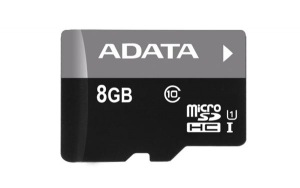 Obrzok 8 GB . microSDHC UHS-I karta ADATA class 10 Ultra High Speed  - AUSDH8GUICL10-R