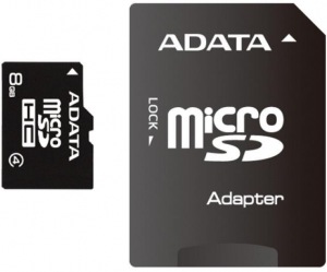 Obrzok ADATA microSDHC karta - AUSDH8GCL4-RA1