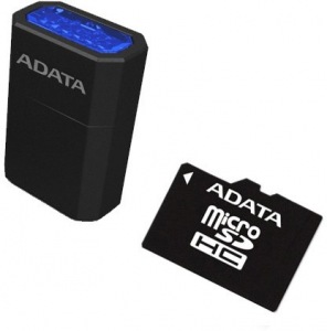 Obrzok ADATA microSDHC karta - AUSDH8GCL4-RM3BKBL