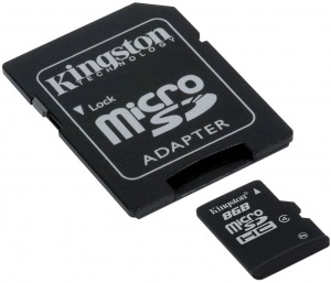 Obrzok KINGSTON microSDHC karta - SDC4/8GB