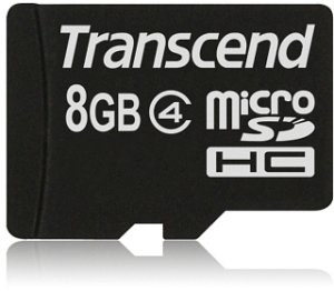 Obrzok Transcend MicroSDHC karta - TS8GUSDC4
