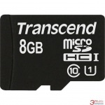 Obrzok produktu Transcend Micro SDHC karta 8GB Class 10 UHS-I 600x (tanei a 90MB / s)