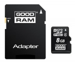 Obrzok produktu 8 GB . microSDHC karta GOODRAM Class 4 + adaptr