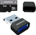 ADATA microSDHC, pamäťová karta 8GB, UHS-I class10 + micro USB čítačka V3 | skvelá kombinácia pamäťovej karty a USB čítačky Obrázok produktu ADATA microSDHC, pamäťová karta 8GB, UHS-I class10 + micro USB čítačka V3