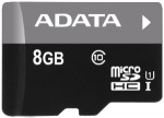 Obrzok produktu ADATA MicroSDHC Premier, USH-I Class10, pamov karta, 8GB