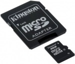 Obrzok produktu KINGSTON microSDHC karta, 8GB, adaptr SD