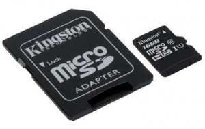 Obrzok Kingston 16GB microSDHC karta Canvas Select 80R CL10 UHS-I Card  - SDCS/16GB