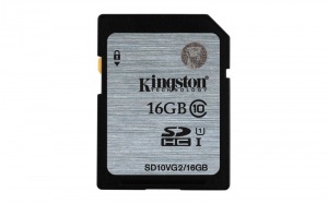 Obrzok 16GB karta SDHC Kingston UHS-I class 10 ten 45MB  - SD10VG2/16GB