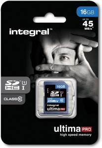Obrzok INTEGRAL UltimaPro SDHC - INSDH16G10-45