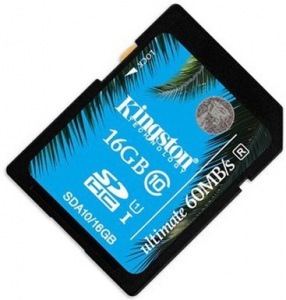 Obrzok Kingston SDHC karta - SDA10/16GB
